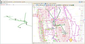Darstellung eines Lageplans im IKAS evolution
