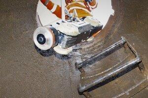 Aufnahme des PANORAMO 4K Inspektionssystem im Schacht