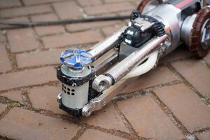 Detailaufnahme des Fräskopfes vom MicroGator Air Frässystems