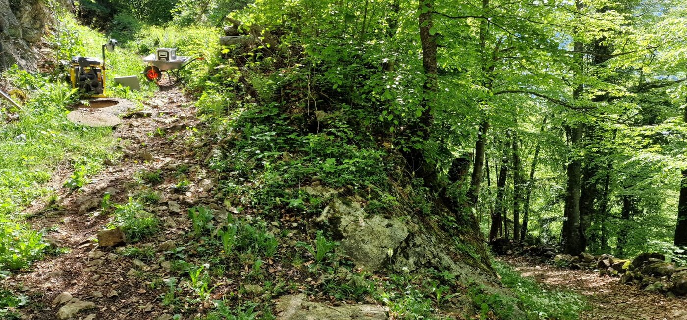 Mobiles Inspektionssystem MainLite fit im Einsatz am Berghang