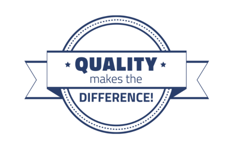 Logo Quality makes the difference