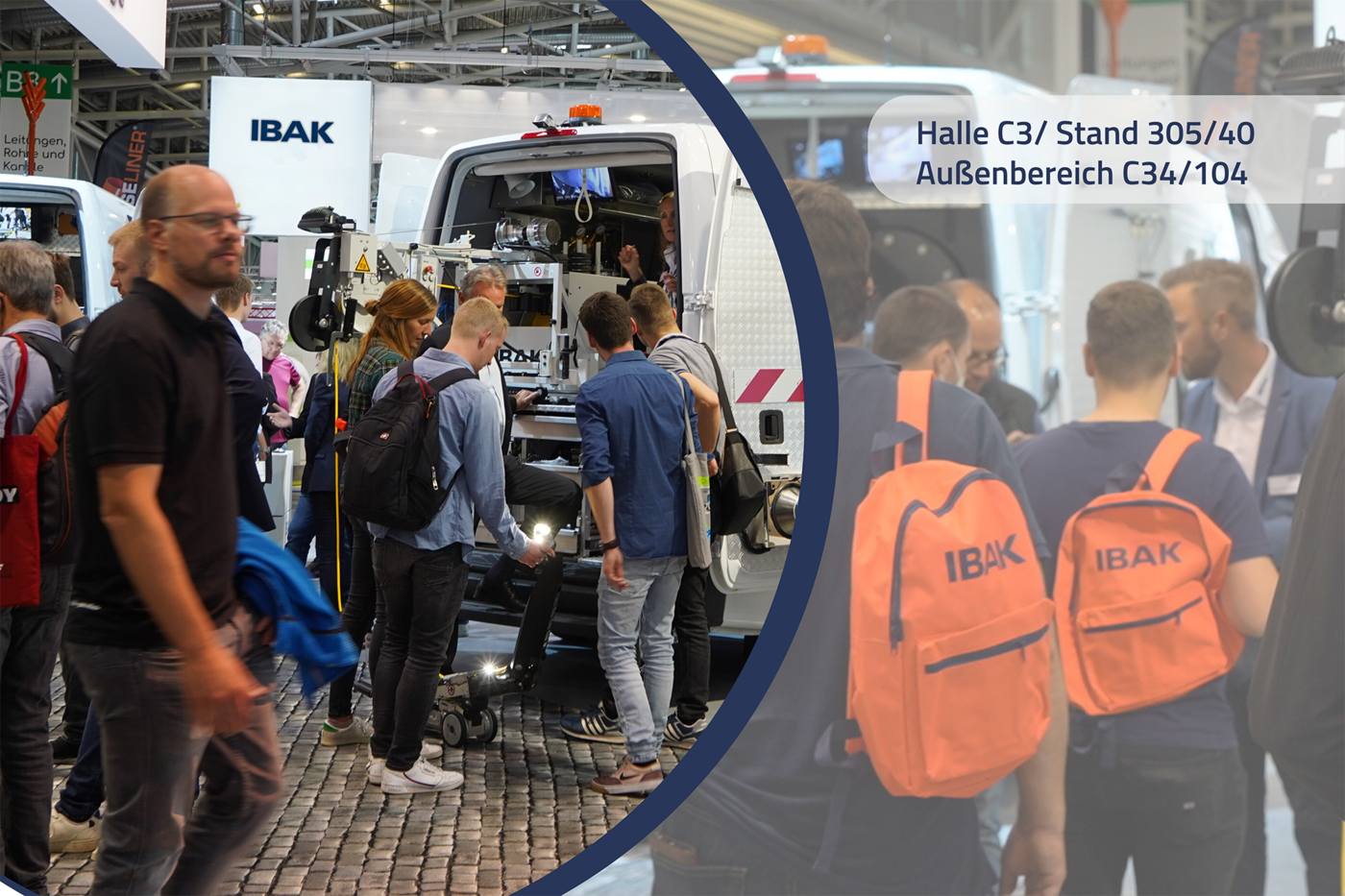 IBAK auf der IFAT 2024 Hersteller für Kanalinspektion Kanalsanierung Messe Aussteller