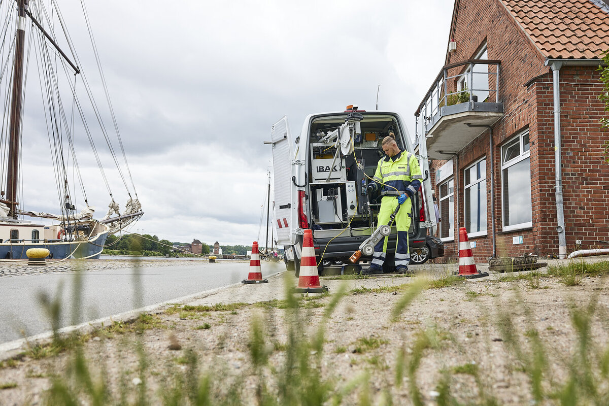 IBAK Profilanalyse Deformationsmessung Lasertechnik ORPHEUS Inspektionskamera Kanalinspektion