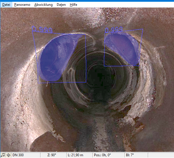 IBAK Zustandserfassung mit Künstlicher Intelligenz Webdienst ArtIST Kanalinspektion mit automatischer Erfassung des Zustands