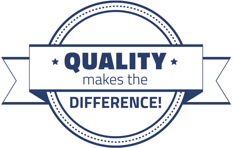 Logo "Quality makes the difference"