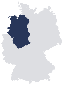 Kartenausschnitt Vertriebsgebiet Ole Goodknecht